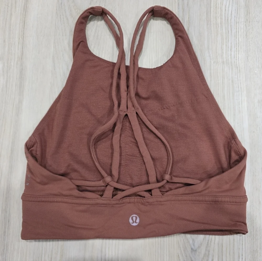 Lululemon Ride & Reflect Bra *lululemon X SoulCycle Adobe Dust SIZE 2